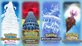 Pokemon Mystery Dungeon  All Final Dungeon Themes old [upl. by Hutchings]