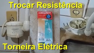 Como trocar a resistência de torneira elétrica [upl. by Suissac]