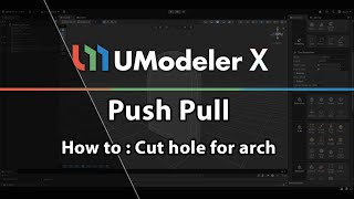 UModeler X  Unity  How to use Push Pull Tool [upl. by Retxed]