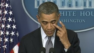 Connecticut School Shooting at Sandy Hook Elementary Obamas Emotional Address Hearts Are Broken [upl. by Debora]