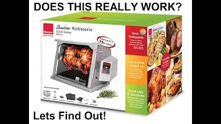 Cooking Chicken with a Rotisserie Machine by Ronco 5000 series [upl. by Fidelia]