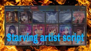 NEW Starving artist script  Auto paint  lots of photos  AND MORE [upl. by Eirovi]