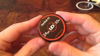 Authentic UD Kanthal A1 24awg 05mm [upl. by Nonnaehr]