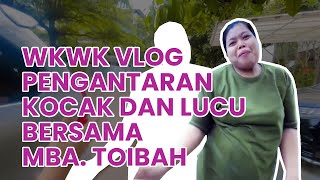 Ngevlog pengantaran kerja pembantu baby sitter terlucu dan terkocak loker vlogger lucu [upl. by Staci]