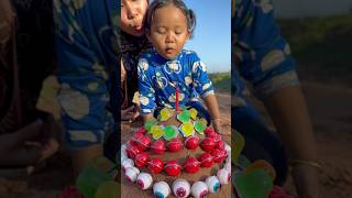 Survival Skills SMART idea and USEFUL with candy cake camping outdoor forest bushcraft [upl. by Ahsieuqal]