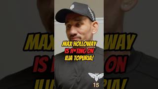 MAX HOLLOWAY IS HTING ON ILIA TOPURIA AFTER GETTING KNOCKED OUTtrending youtubeshorts shorts [upl. by Eibloc]