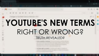 YouTubes TERMS OF SERVICE Everything You NEED to Know  EXPLAINED [upl. by Letnohc807]