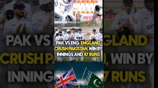 England has defeated Pakistan by 47 runs cricket cricketmatch engvspak [upl. by Rambert]