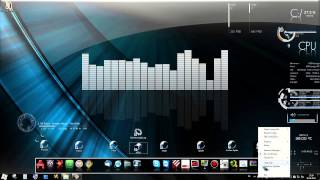 Samurize Equalizer  Rainmeter SkinZ How to Install [upl. by Aikemaj]