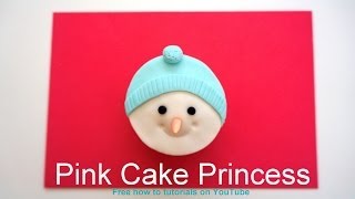 Frosty the Snowman Christmas Cupcake How to Tutorial [upl. by Shana406]