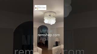 Glass Bubble Chandelier Cloud Style Remshepcomfall glassforyoudiyhometrending homedecor [upl. by Peyton]