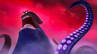 Dracula fights a Kraken AND Van Helsing Hotel Transylvania 3 best scenes 🌀 4K [upl. by Rehotsirk]