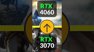 RTX 4060 vs RTX 3070 8GB in 8 GAMES 1080p  7800X3D  Ray Tracing  DLSS 3 shorts [upl. by Hay]