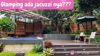 STAYCATION DI MARIBAYA GLAMPING TENT  MARIBAYA NATURAL HOT SPRING RESORT [upl. by Norrej951]