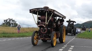 Welland Steam Rally 2024 Part 1 The road run 250724 [upl. by Elicul892]