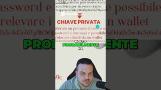 Crypto Wallet Guida a Chiavi Private e Seed Phrase shorts [upl. by Seagrave]