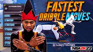 NEW BEST DRIBBLE MOVES in NBA 2K22 SEASON 9 FASTEST DRIBBLE MOVES  DRIBBLE TUTORIAL NBA 2K22 [upl. by Cirted]