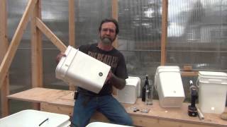 Adding a new Dutch bucket system in the greenhouse part 1 [upl. by Abrahamsen]