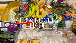 ALDI GROCERY HAUL [upl. by Octavia706]