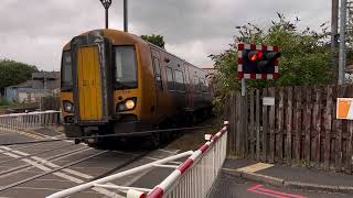 PreBarrier Renewal Cradley Heath Station Level Crossing West Midlands 25082024 [upl. by Adnahsed]