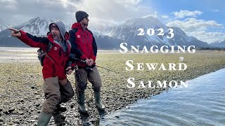 Oz Lodge  2023 Seward Alaska Sockeye Snagging [upl. by Enyamrahs]