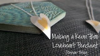 Making a Keum Boo Loveheart Pendant [upl. by Mur]