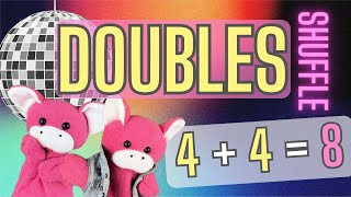 Doubles Addition Facts Song  Doubles Shuffle  Math Notes with Rocko [upl. by Mimajneb]