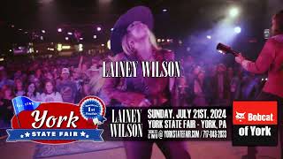 2024 YORK STATE FAIR  LAINEY WILSON [upl. by Cagle]