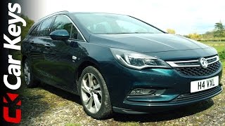 Vauxhall Astra Sports Tourer 2016 review  Car Keys [upl. by Gothurd544]