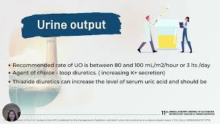 Tumor lysis syndrome  Nephroalex 2022 Egypt By DrMythri Shankar [upl. by Acined]