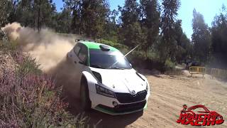 Jan Kopecký testing NEW EVOLUTIONS from Skoda Fabia R5 in Portugal Skoda Motorsport [upl. by Yenobe107]