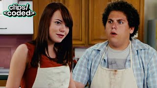 superbad 2007  seth’s brutal flirting fail in home ec [upl. by Celine629]