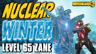 OLD NUCLEAR WINTER ZANE BUILD  Level 65 M10 Borderlands 3 [upl. by Voletta]