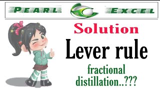 Lever rule and Fractional distillation Solution [upl. by Kleper671]