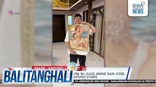 Pagiging calendar girl ni Julie Anne San Jose pinusuan ng ilang Kapuso Stars  Balitanghali [upl. by Nosbig]