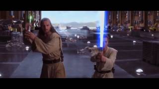 ObiWan amp QuiGon vs Darth Maul but every time the light sabers touch Carl says croissant [upl. by Mcgrody]