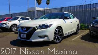 2017 Nissan Maxima Platinum 35 L V6 Review [upl. by Ashling367]