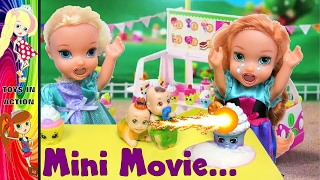 Anna and Elsa Toddlers Icecream Mystery Movie Stories Toys and Dolls Family Anna Bella Jackson [upl. by Etnahs]