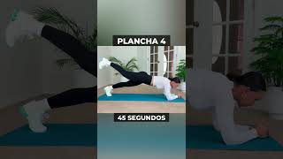 ¡RETO 6 PLANCHAS para ABDOMEN PLANO ejercicios tips fitness gym abs fit fitnessmotivation [upl. by Ikkela]