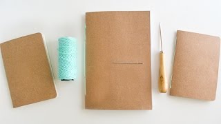 Cómo hacer un cuaderno sencillo Tutorial de Cuadernillo [upl. by Halilahk]