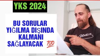 Yks 2024 Sözel  Eşit Ağırlık ve Sayısal Alanlarının Sıralama ve Puanlarını Etkileyecek O Sorular‼️ [upl. by Gerrilee848]