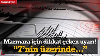 Kandilli Rasathanesinden Marmara için dikkat çeken deprem uyarısı quot7nin üzerindequot [upl. by Epoillac]