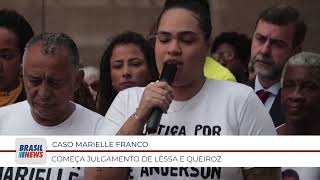 CASO MARIELLE FRANCO COMEÇA JULGAMENTO DE LESSA E QUEIROZ [upl. by Hays]