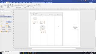 Como hacer un cursograma en Visio [upl. by Redla]