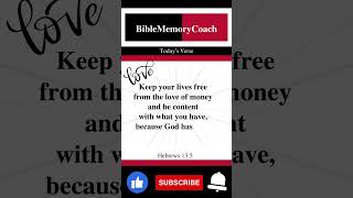 Hebrews 135 BibleMemoryCoach [upl. by Andree]