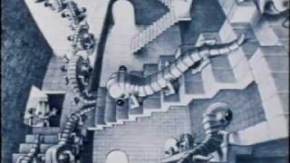 M C Escher Animation Coventry University 1981 [upl. by Suzette171]