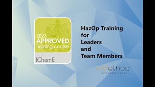 IChemE Approved HazOp Training Courses from Method Process Safety [upl. by Simara]