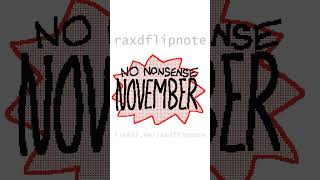 no nonsense november flipnote animation 3ds [upl. by Acinad338]