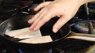 How to Cook Pan Fried Sea Bass Fillet with Tomato and Crab Risotto [upl. by Martita]