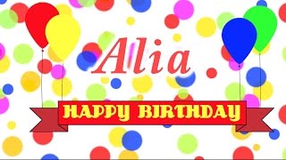 Happy Birthday Alia Song [upl. by Geis]